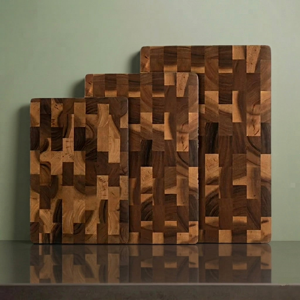 Thick-Cut Natural Acacia Board