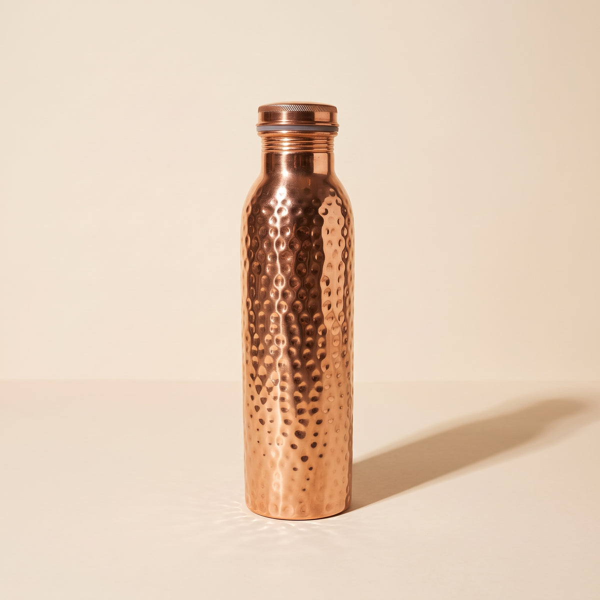 Hammered Copper Water Bottle