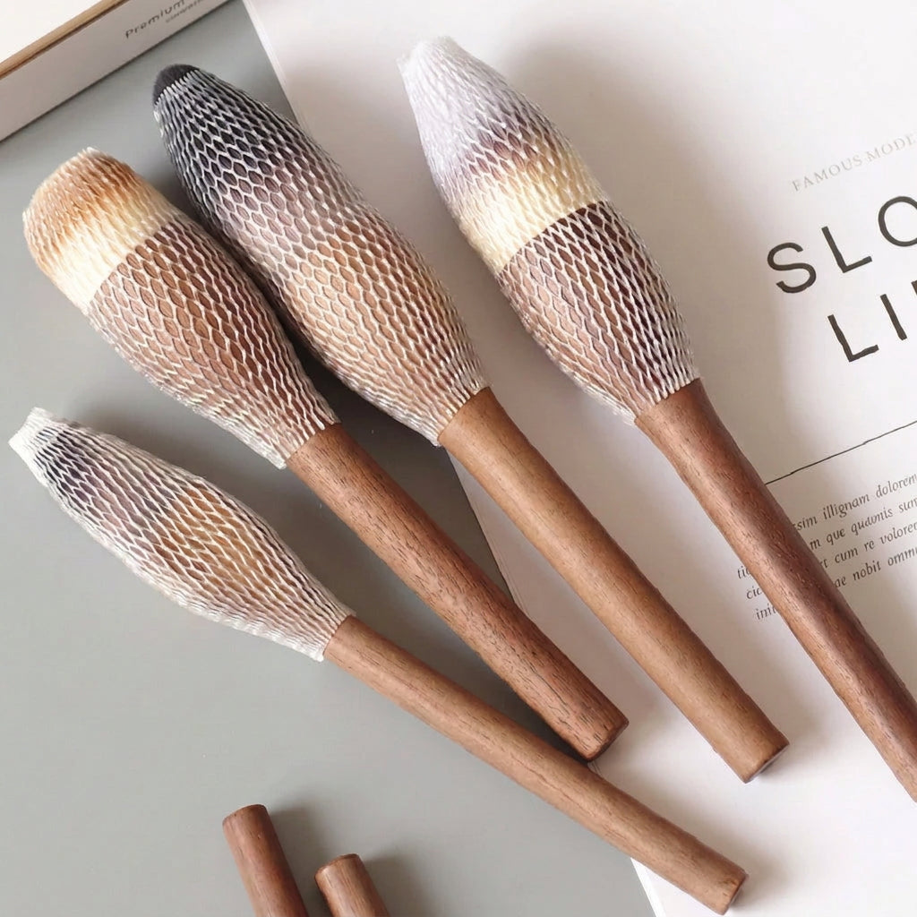 Walnut Wood Makeup Brush