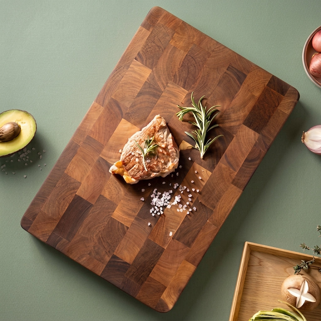 Thick-Cut Natural Acacia Board